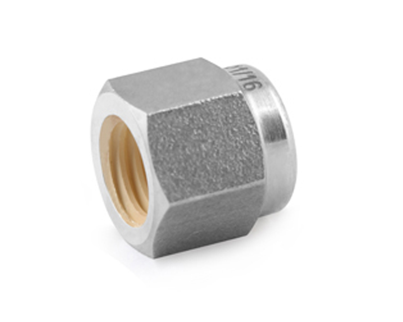 316 SS, FITOK 6 Series Tube Fitting, Nut, 1/4" O.D.