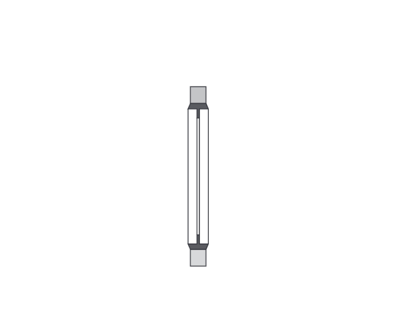 RS Gasket, For 1/4in. Male ISO Parallel (BSPP), PTFE inner ring bonded to Stainless Steel outer ring