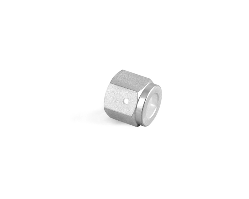 316 SS, FITOK FO Series O-ring Face Seal Fitting, Female Nut, 1/2" FO