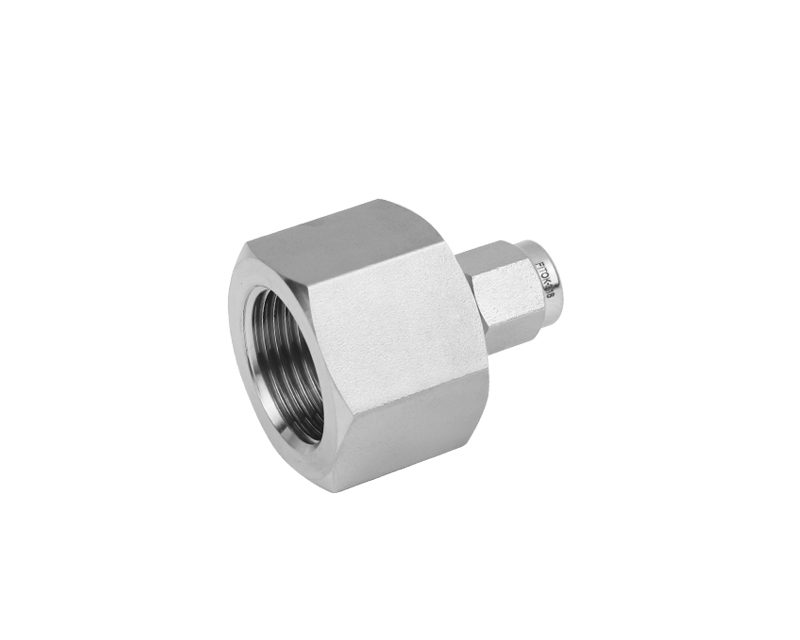 316 SS, FITOK 6 Series Tube Fitting, Female Connector, 1/8&quot; O.D. × M20×1.5 Female Metric Thread(MS)