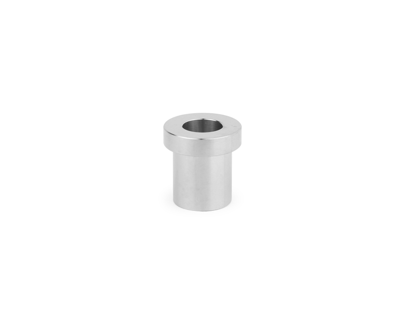 316 SS, FITOK FO Series O-ring Face Seal Fitting, Tube Socket Weld Gland, 3/8&quot; FO Gland x 3/8&quot; Tube Socket Weld