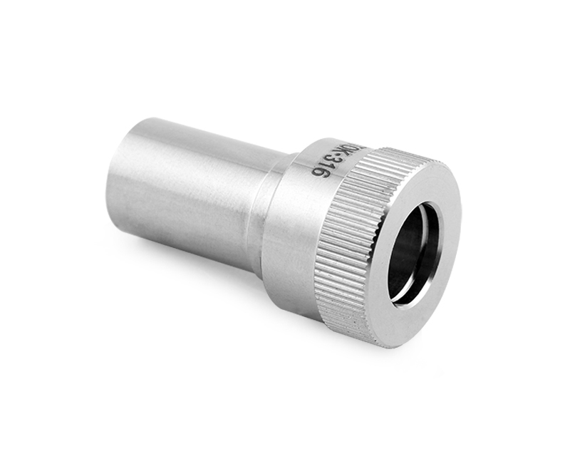 316 SS, Ultra-Torr Vacuum Fitting, FITOK VL Series Adapters, 1/16" Ultra-Torr Fitting x 1/4" Tube Stub