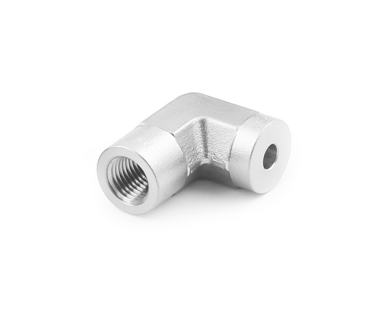 316 SS Weld Fitting,Tube Socket Weld Female Elbow, 1/4" Tube Socket Weld × 1/4" Female NPT