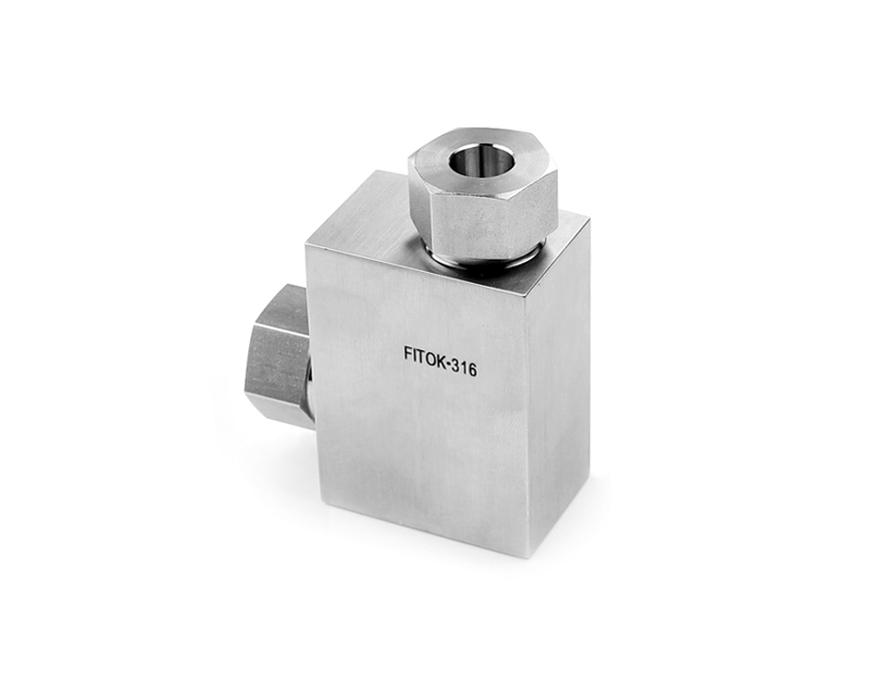 316 SS, FITOK 60 Series High Pressure Fitting, Coned and Threaded Connection, Union Elbow 1/4&quot; O.D.