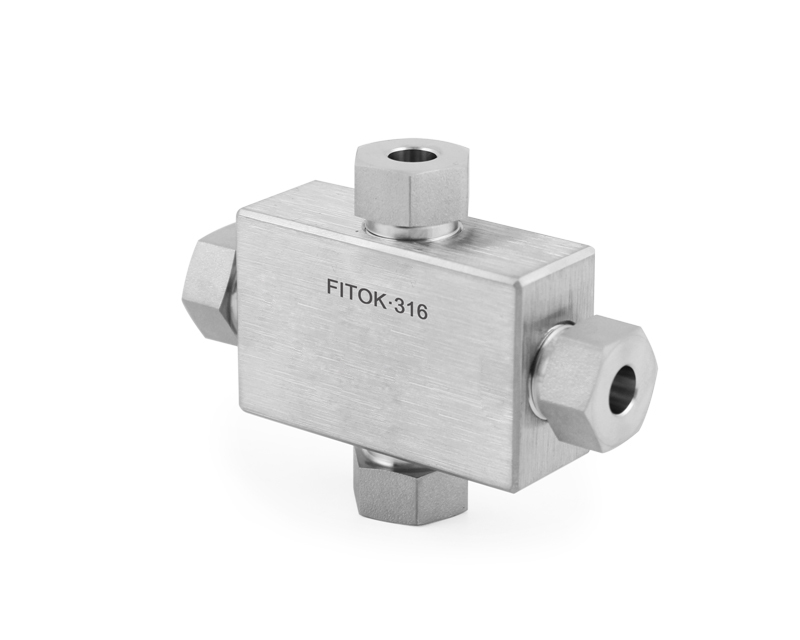 316 SS, FITOK 60 Series High Pressure Fitting, Coned and Threaded Connection, Union Cross, 3/8" O.D.