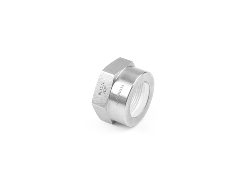 316L SS, FITOK TFO Series L-ring Face Seal Fitting, Nut, 1/2" FO