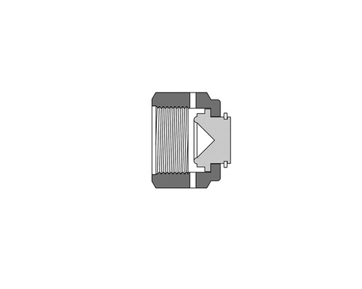 [SS-CP-FR16] 316 SS Metal Gasket Face Seal Fittings,  1" FR Cap