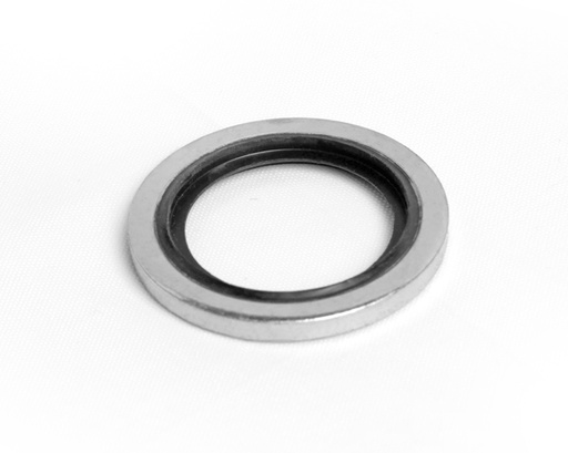 [SSF-RS-4] Stainless Steel Outer Ring, Fluorocarbon FKM Inner Ring, Gasket for 1/4" ISO Parallel Thread(RS)