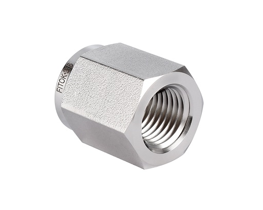 [SS-PC-NS8] 316 SS Pipe Fitting, Pipe Cap, 1/2" Female NPT