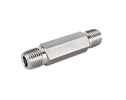 [SS-PLN-NS4-2.5] 316 SS Pipe Fitting,Hex Long Nipple, 1/4&quot; Male NPT, 2.5in.(63.5mm) Length