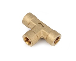 [B-PST-NS4] Brass, FITOK 6 Series Pipe Fitting, Male Street Tee, 1/4 Female NPT × 1/4 Male NPT × 1/4 Female NPT