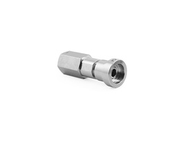 [SS-QC6-NS4-B] Quick-connect Body, 316SS, Body,QC6 Series,  O-ring: FKM,Connection: 1/4in. NPT, Body with valve, shuts off when uncoupled