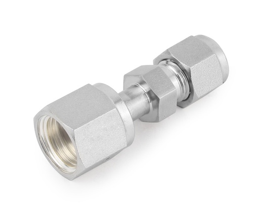 [SS-WG-FO8-FL8] 316 SS, FITOK FO Series O-ring Face Seal Fitting, FO Welded Gland to Tube Fitting, 1/2" FO x 1/2" Tube Fitting