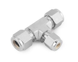 [SS-TTT-FL8-FL6-FL6] 316 SS, FITOK 6 Series Tube Fitting, Reducing Union Tee, 1/2&quot; O.D. × 3/8&quot; O.D. × 3/8&quot; O.D.