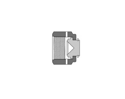 [SS-CP-FR12] 316 SS, FITOK FR Series Metal Gasket Face Seal Fitting, Cap, 3/4&quot; FR