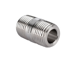 [SS-PCN-RT2] 316 SS, FITOK 6 Series Pipe Fitting, Close Nipple, 1/8 Male ISO Tapered Thread(RT)