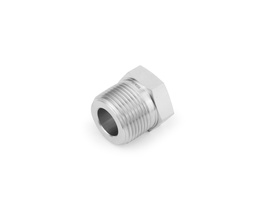 [SS-PRB-NS8-MS20] 316SS,Pipe Fitting,Reducing Bushing, 1/2&quot; Male NPT x  M20 x 1.5mm  Female Metric Thread