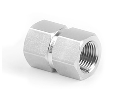 [SS-PCG-RT2] 316 SS, FITOK 6 Series Pipe Fitting, Hex Coupling, 1/8 Female ISO Tapered Thread(RT)