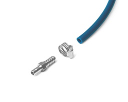 [SS-HC-F12-FT12] Hose Connector, 316SS, 3/4in. Hose ID, Barbed Nipple x 3/4in. Tube Adapter