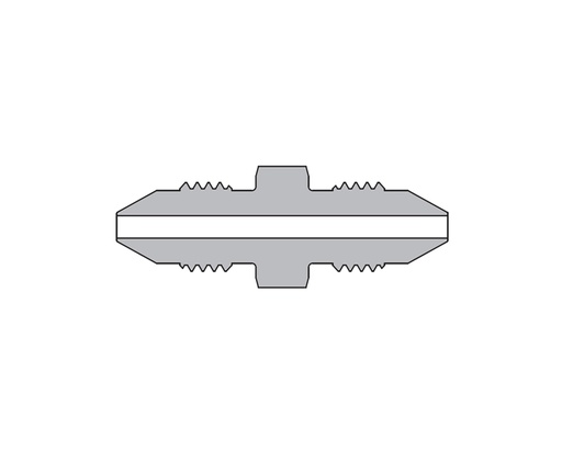 [SS-MMA-MM9-MM4] 316 SS, FITOK AMH Series Adapter Fitting, Male to Male, 9/16" × 1/4" Male 20M Series Medium Pressure Coned and Threaded Connection