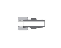 [SS-MAV-MF4] 316 SS, FITOK 20M Series Medium Pressure Fitting, Coned and Threaded Connection, Anti-vibration Gland Assemblies(1 gland nut &amp; 1 slotted collet &amp; 1 collet body), 1/4&quot; O.D.