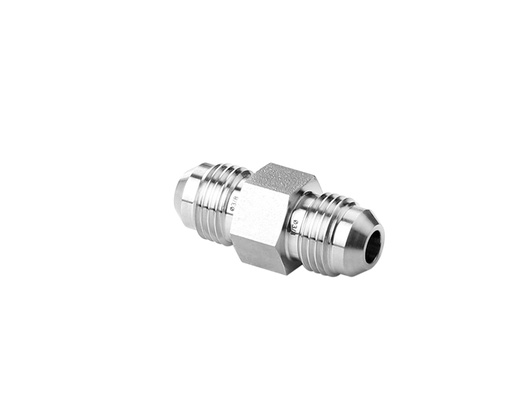 [SS-HPN-JM6] 316 SS, FITOK PMH Series High Pressure Pipe Fitting, Hex Nipple, 3/8 x 3/8 Male JIC