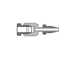 [SS-DR-DFF4-DFT8] 316 SS, FITOK 20D Series Medium Pressure Tube Fitting, Reducer, 1/4&quot; O.D. × 1/2&quot; O.D.